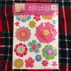 Glitter puff Flowers room decor